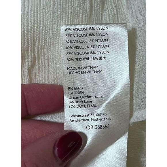 NEW! FREE PEOPLE Daia Pirate Airy Flounce Ruffle Peasant Peplum Top Blouse Small - Picture 12 of 15